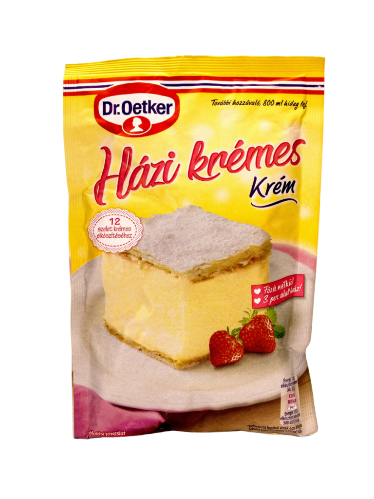 Homemade krémes cream mix